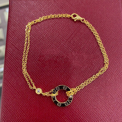 『Lume Jewelry』LOVEブレスレット 2ダイヤモンド