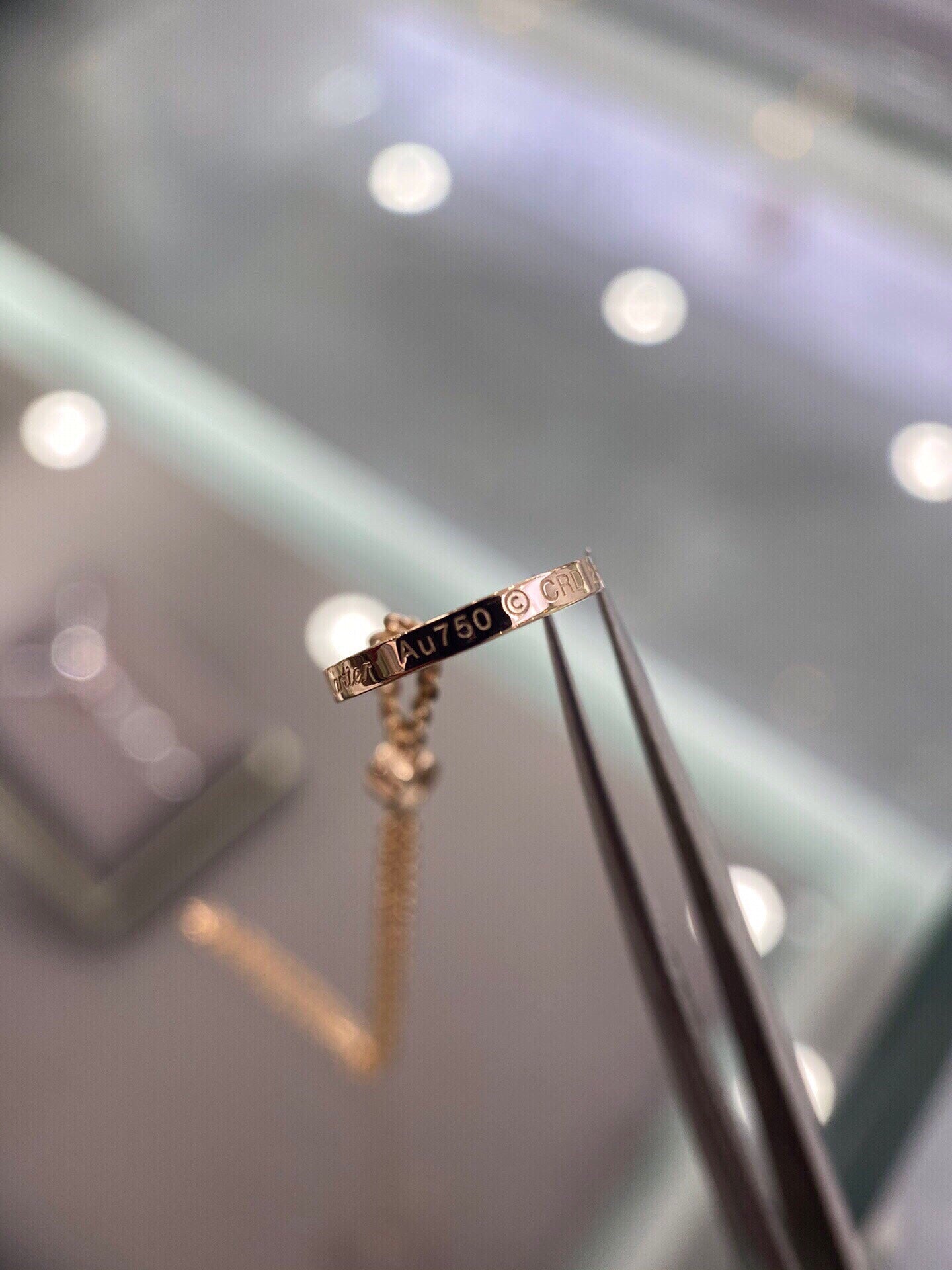 『Lume Jewelry』LOVEブレスレット 2ダイヤモンド