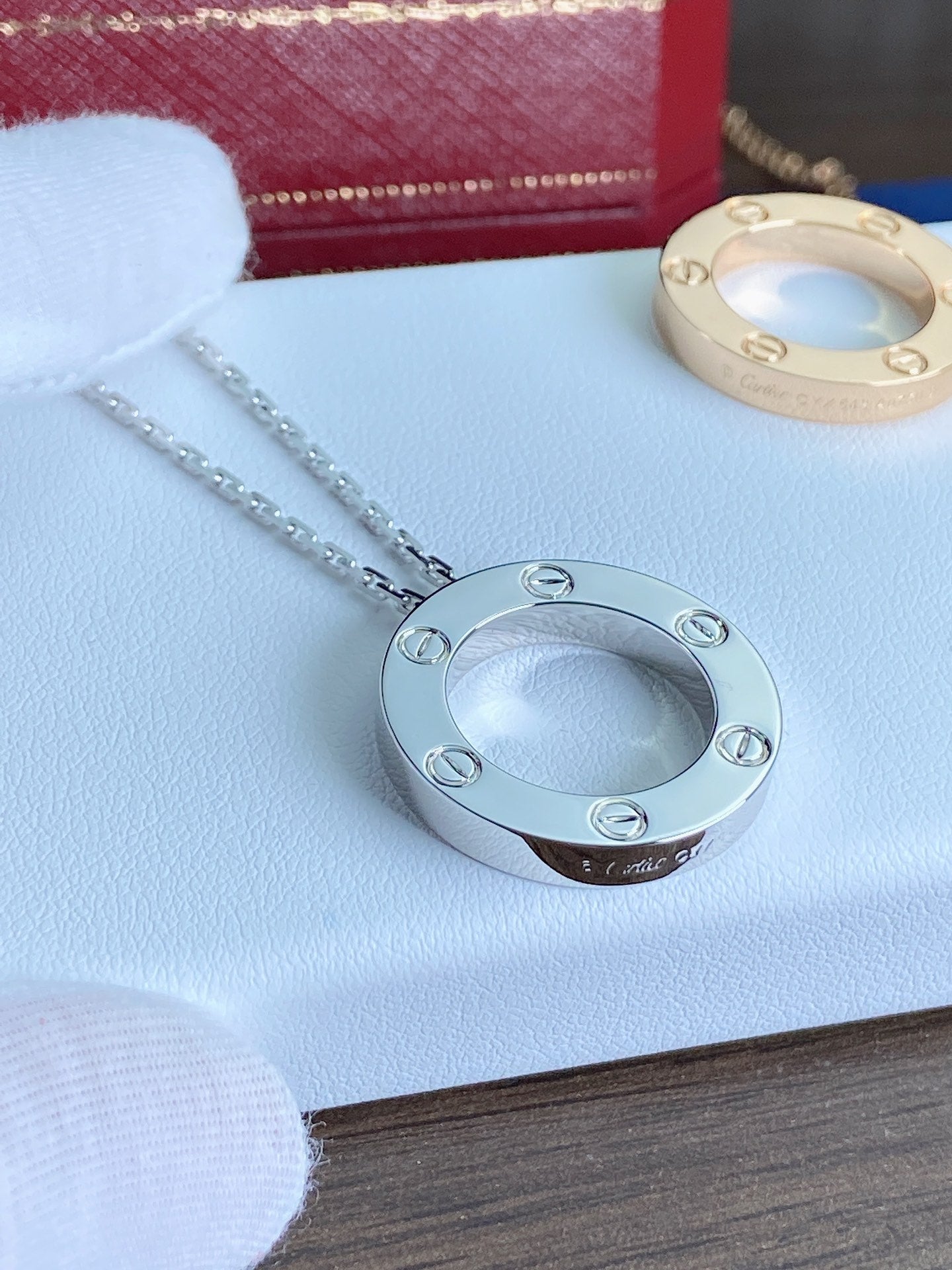 Lume Jewelry 「LOVE ネックレス 16mm」