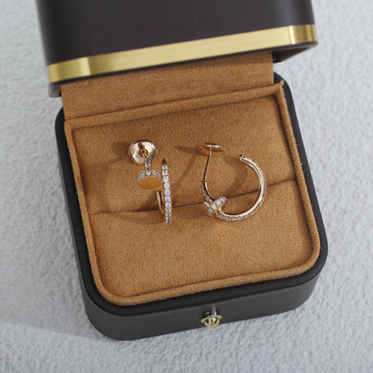 「リュミエール ジュエリー」ジュスト イヤリング 12.75MM ピンクゴールド ダイヤモンド