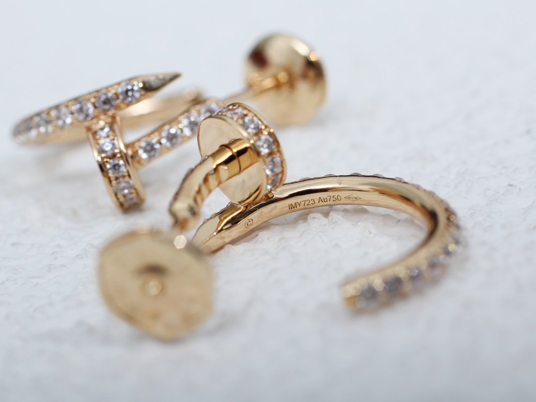 「リュミエール ジュエリー」ジュスト イヤリング 12.75MM ピンクゴールド ダイヤモンド