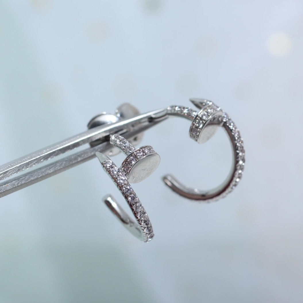 Lume Jewelry『JUSTE EARRINGS 12.75MM SILVER DIAMOND』