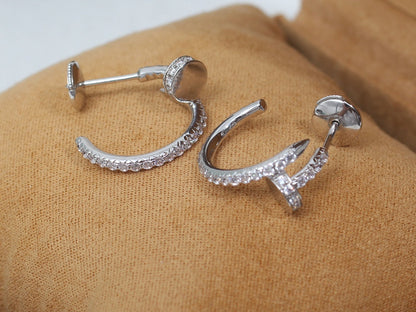 Lume Jewelry『JUSTE EARRINGS 12.75MM SILVER DIAMOND』