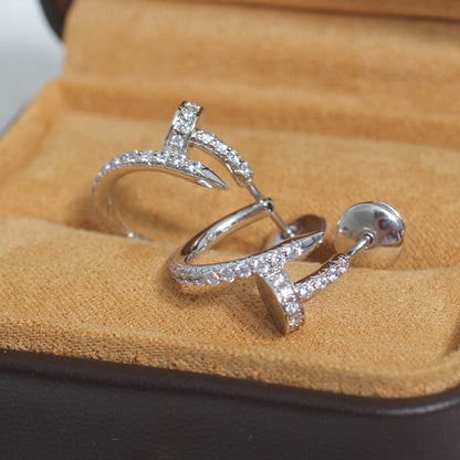 Lume Jewelry『JUSTE EARRINGS 12.75MM SILVER DIAMOND』