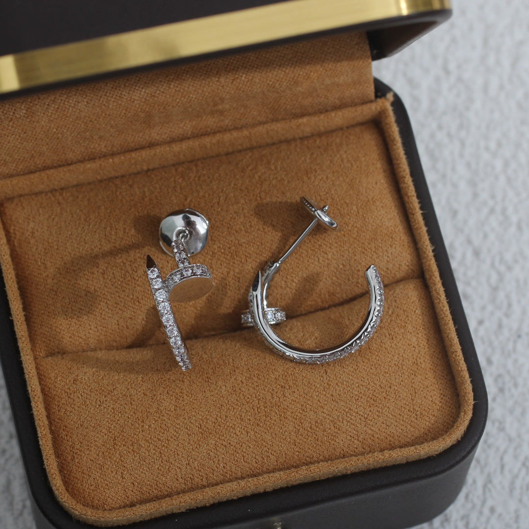 Lume Jewelry『JUSTE EARRINGS 12.75MM SILVER DIAMOND』