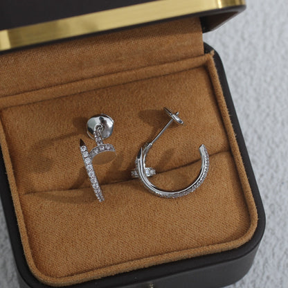Lume Jewelry『JUSTE EARRINGS 12.75MM SILVER DIAMOND』