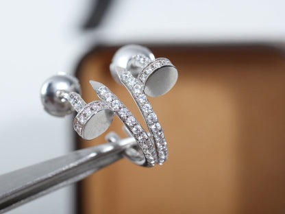 Lume Jewelry『JUSTE EARRINGS 12.75MM SILVER DIAMOND』