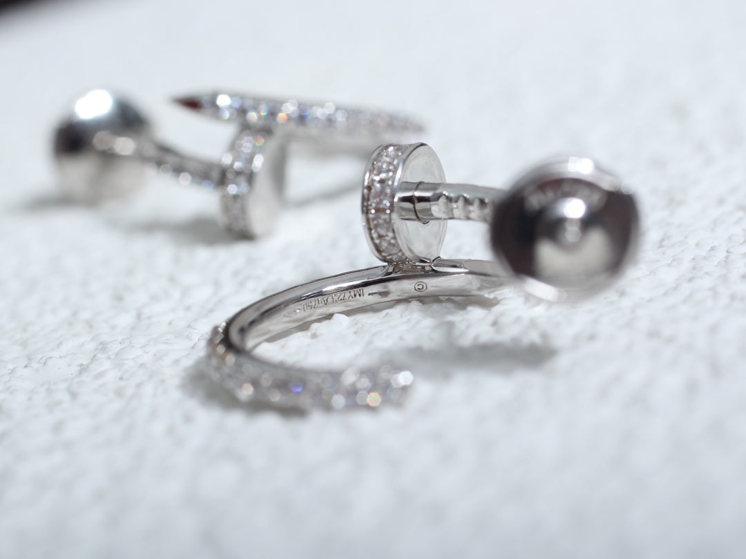 Lume Jewelry『JUSTE EARRINGS 12.75MM SILVER DIAMOND』