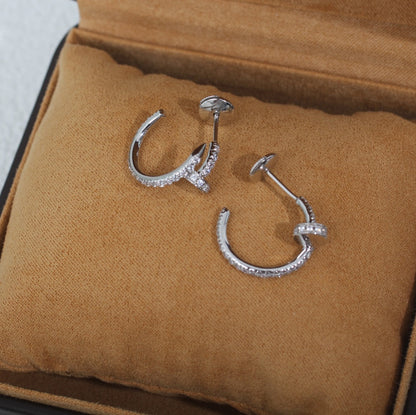 Lume Jewelry『JUSTE EARRINGS 12.75MM SILVER DIAMOND』