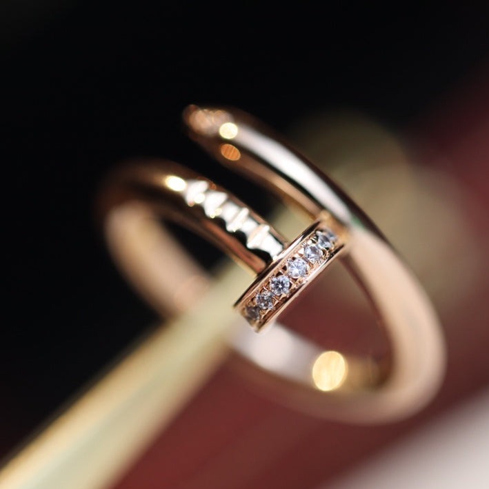 Lume Jewelry 「ジュスト」リング 2.65MM ピンクゴールド ダイヤモンド