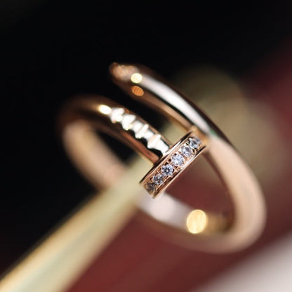 Lume Jewelry 「ジュスト」リング 2.65MM ピンクゴールド ダイヤモンド