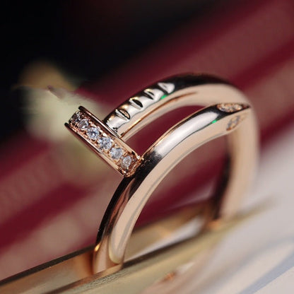 Lume Jewelry 「ジュスト」リング 2.65MM ピンクゴールド ダイヤモンド