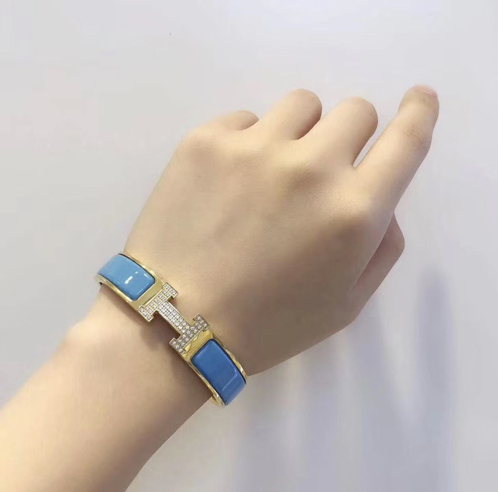 Lume Jewelry CLOUD BLUE BRACELET GOLD DIAMOND