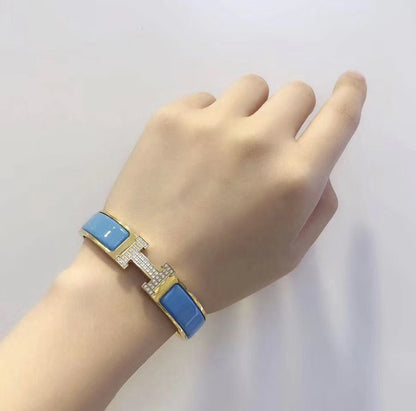 Lume Jewelry CLOUD BLUE BRACELET GOLD DIAMOND