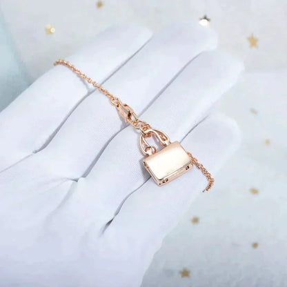 Lume Jewelryアミュレットペンダント ローズゴールドネックレス