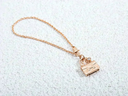 Lume Jewelryアミュレットペンダント ローズゴールドネックレス