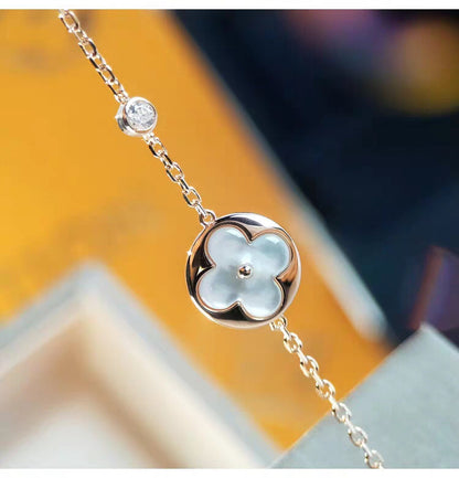 Lume Jewelry サン MOP ゴールド 1 ダイヤモンド ネックレス