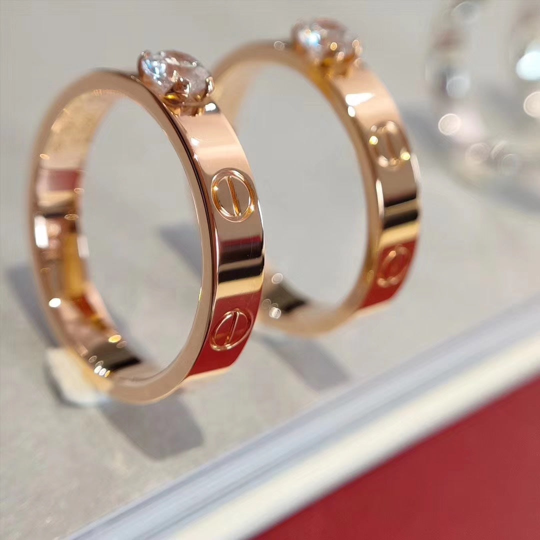 Lume Jewelry「LOVE RING 3.6MM 1 BIG DIAMOND」
