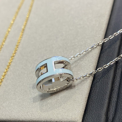Lume Jewelry 「POP H ライトブルーネックレス」