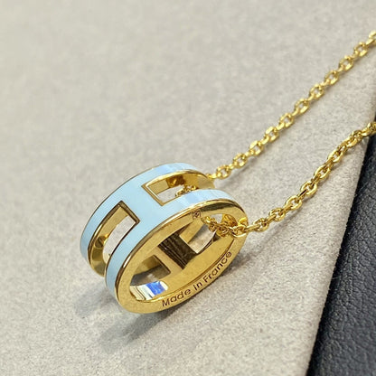 Lume Jewelry 「POP H ライトブルーネックレス」