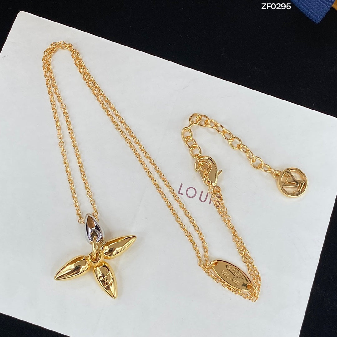 「Lume Jewelry」ルイゼットペンダントゴールドネックレス