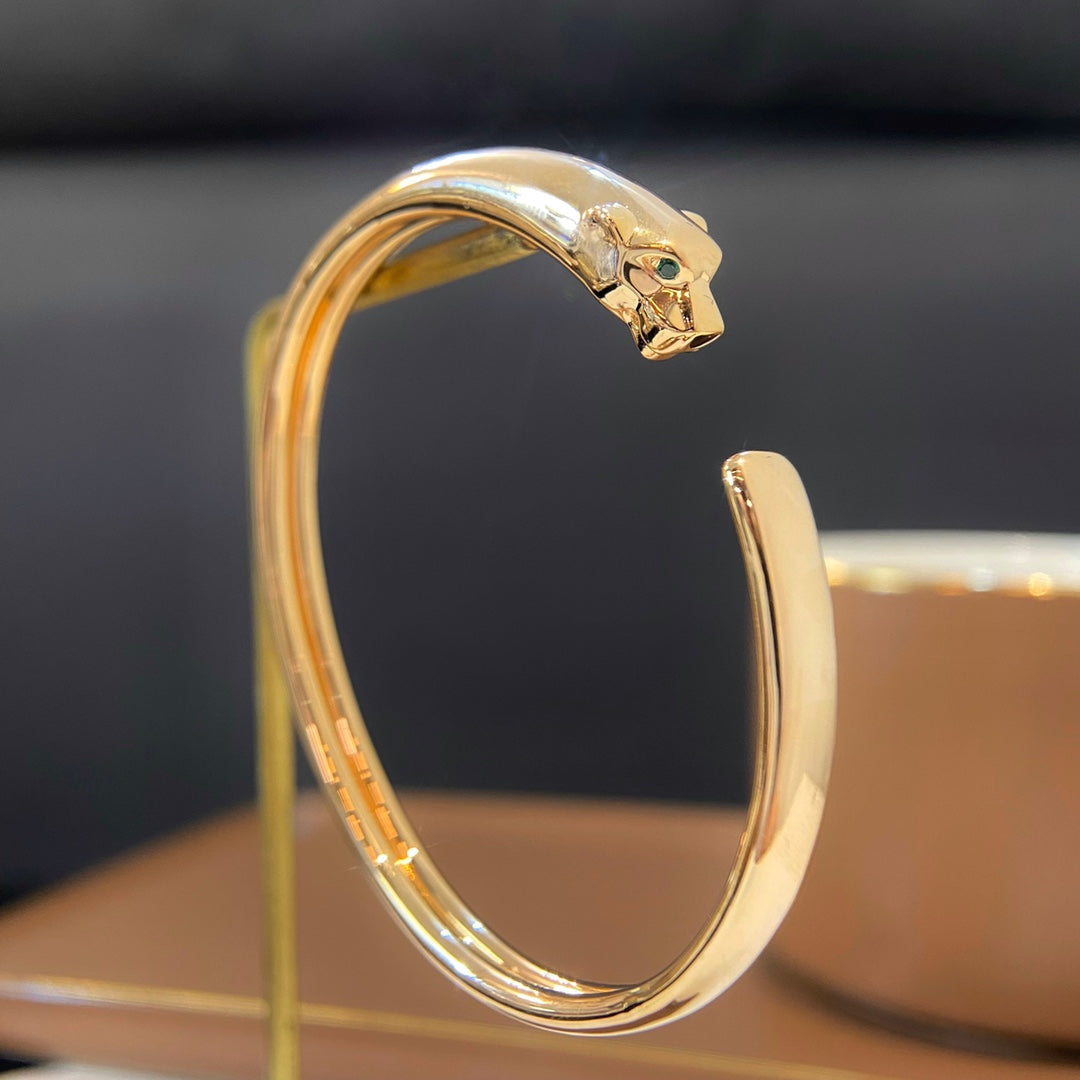 Lume Jewelry PANTHERE GOLD オープンブレスレット