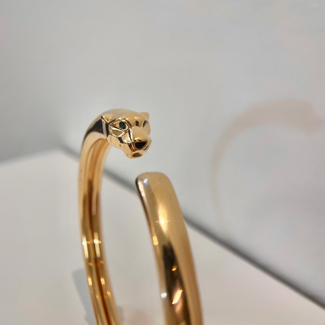 Lume Jewelry PANTHERE GOLD オープンブレスレット