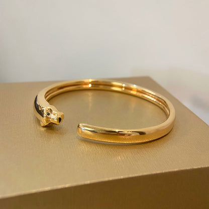 Lume Jewelry PANTHERE GOLD オープンブレスレット