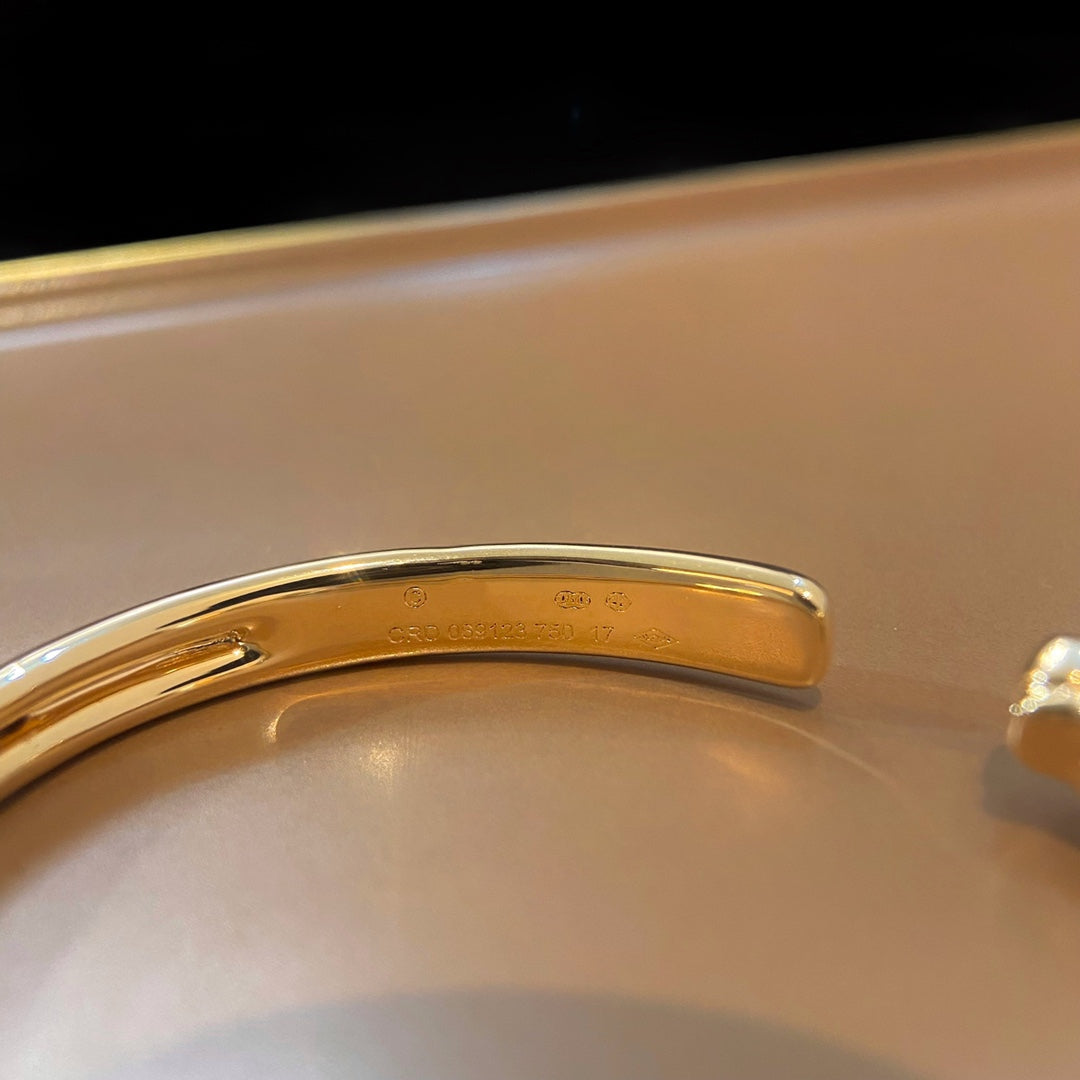 Lume Jewelry PANTHERE GOLD オープンブレスレット