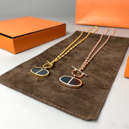 Lume Jewelry 『CHAINE VERSO』 ブラックセラミックネックレス