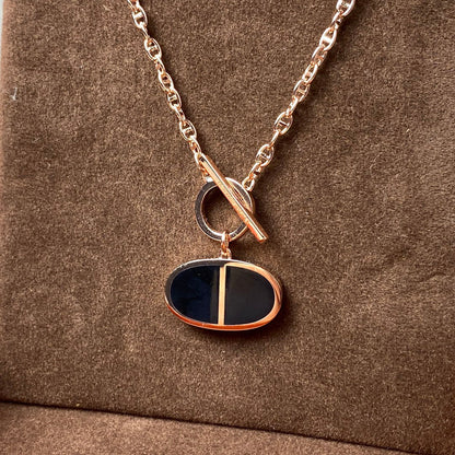 Lume Jewelry 『CHAINE VERSO』 ブラックセラミックネックレス
