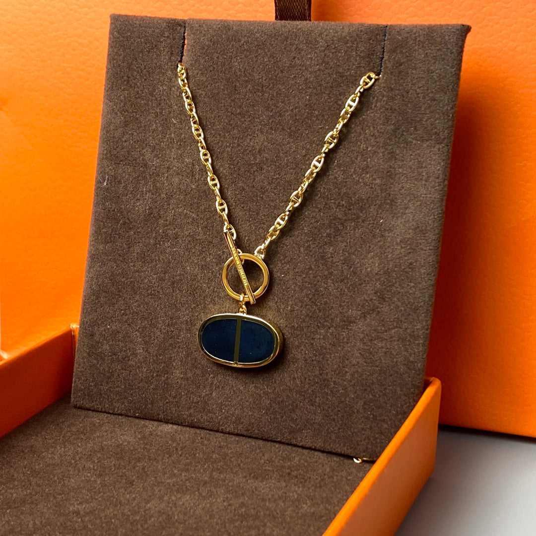 Lume Jewelry 『CHAINE VERSO』 ブラックセラミックネックレス