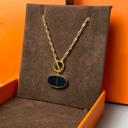 Lume Jewelry 『CHAINE VERSO』 ブラックセラミックネックレス