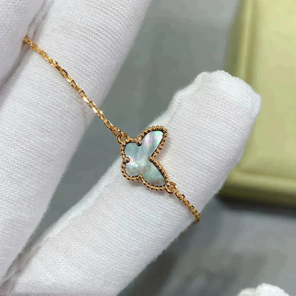 Lume Jewelry「バタフライ ダークマザーオブパール バタフライブレスレット」