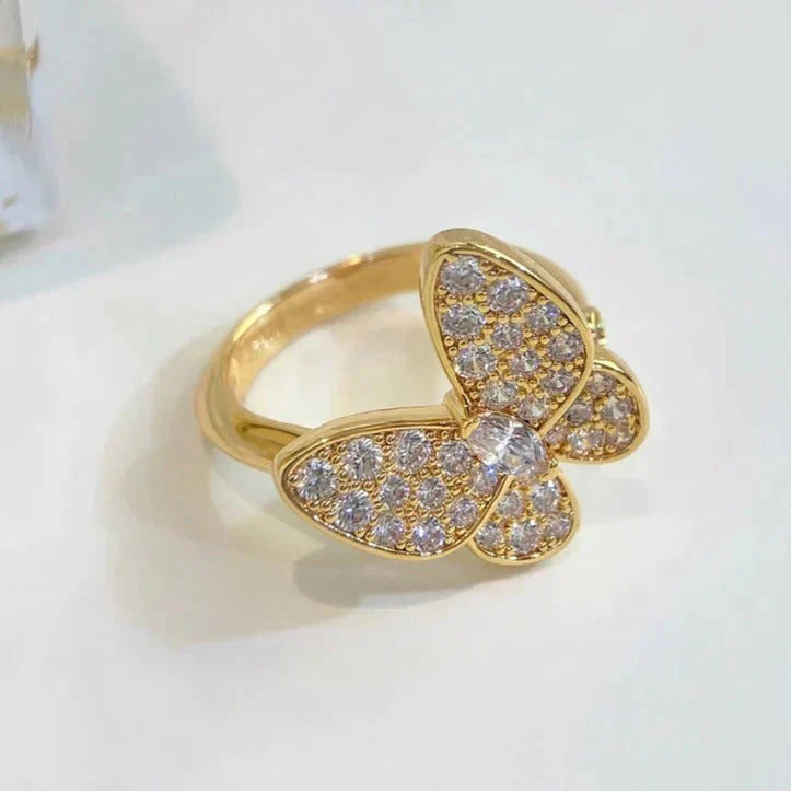 Lume Jewelry バタフライダイヤモンドリング