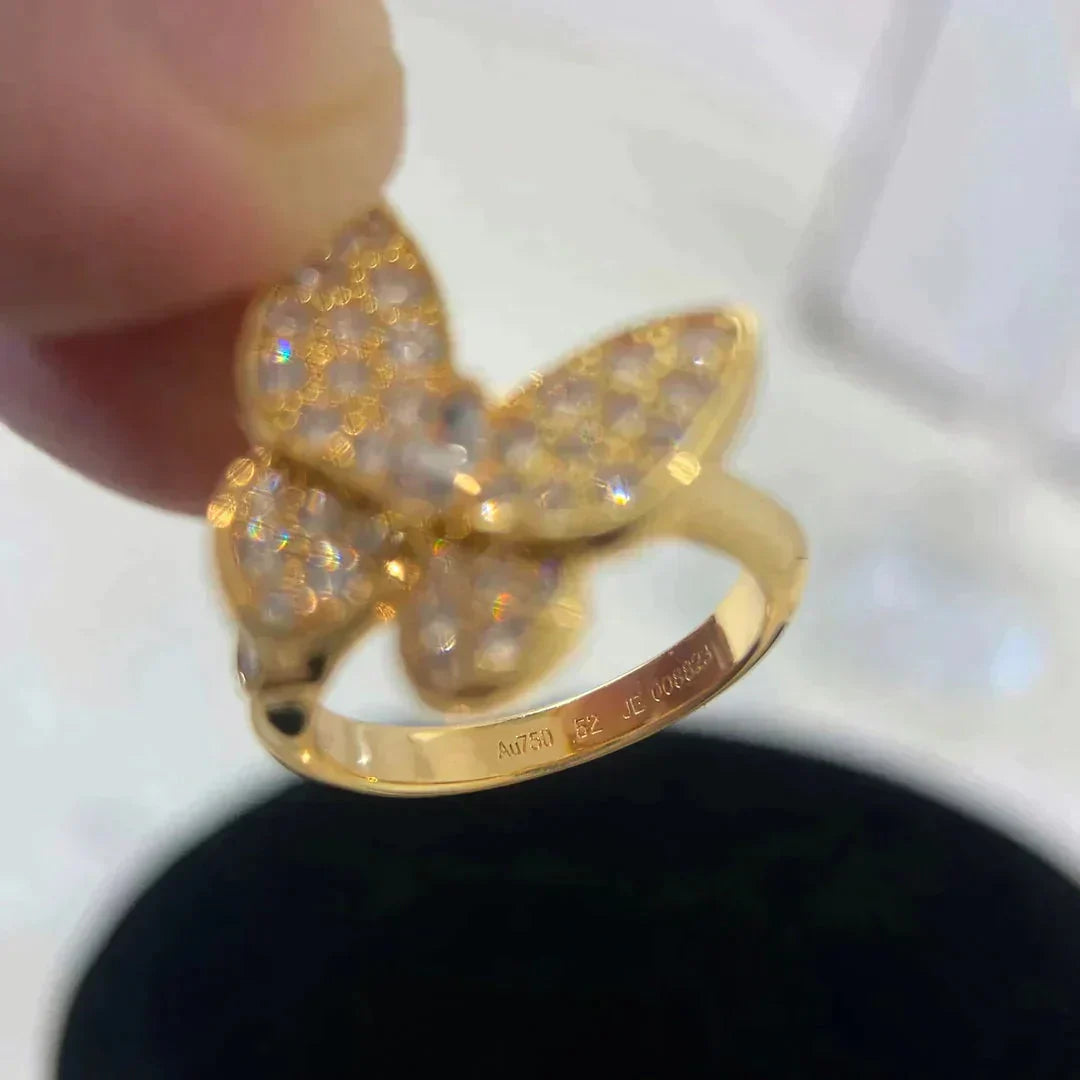 Lume Jewelry バタフライダイヤモンドリング