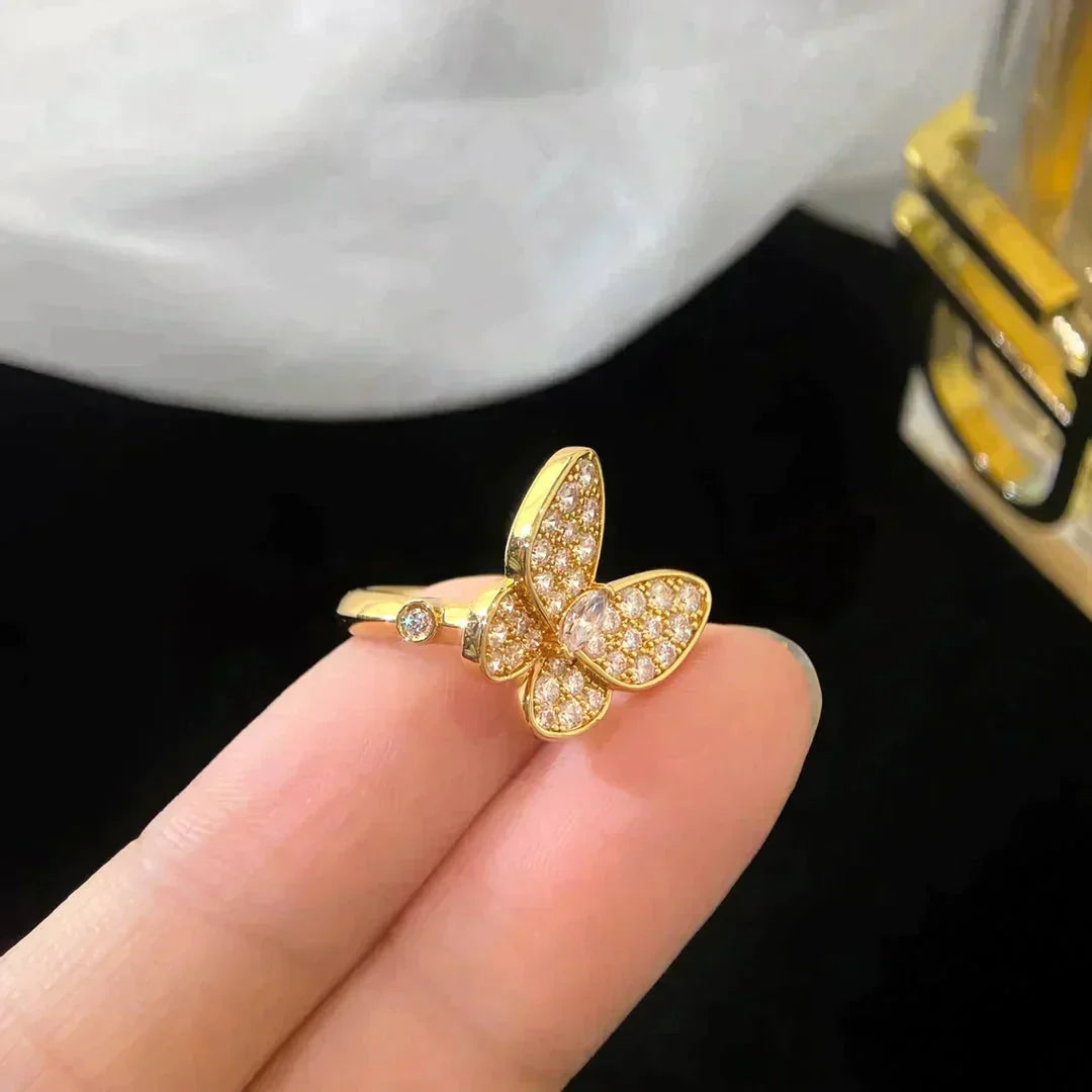 Lume Jewelry バタフライダイヤモンドリング