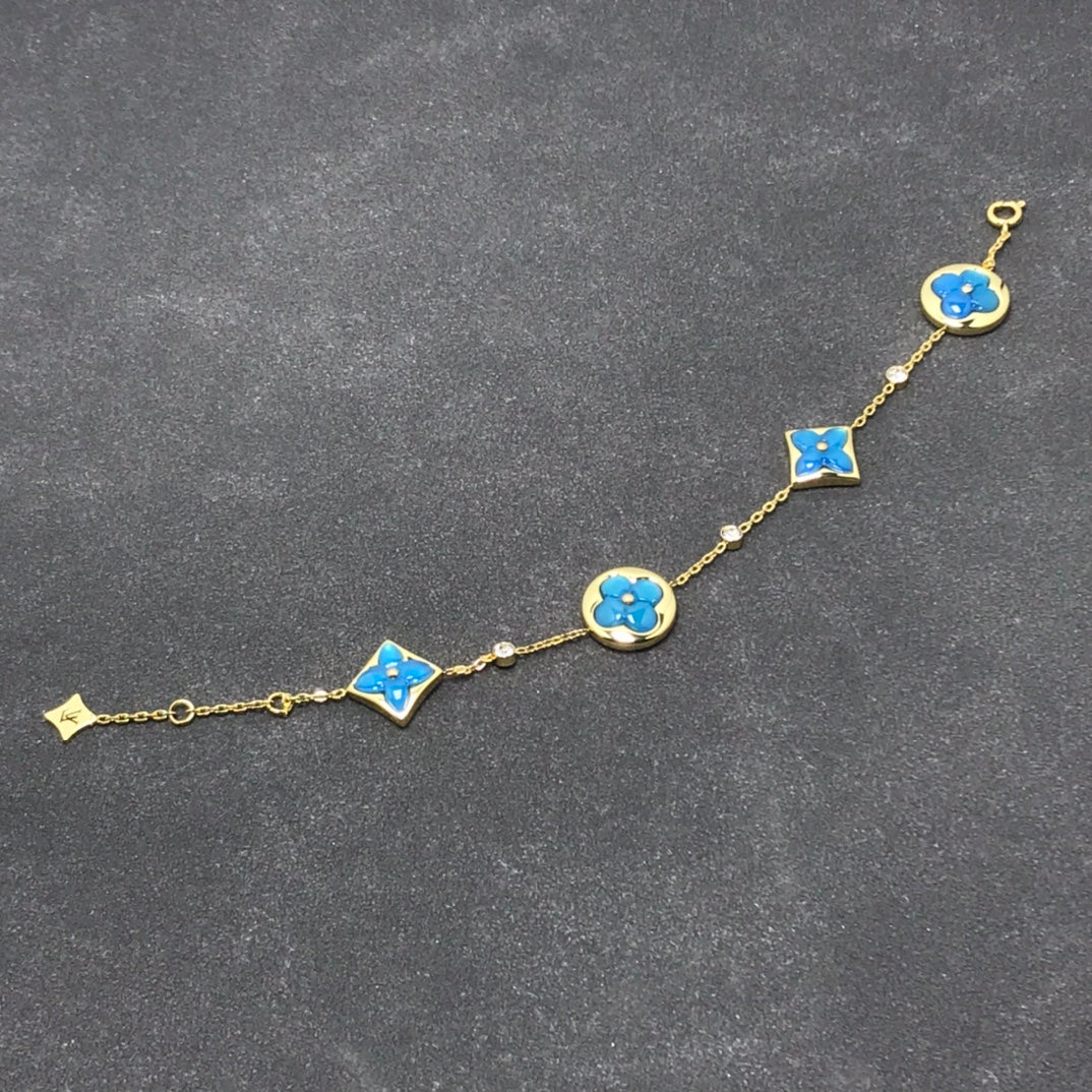 Lume Jewelry「星と太陽」ターコイズ 4モチーフ 3ダイヤモンド