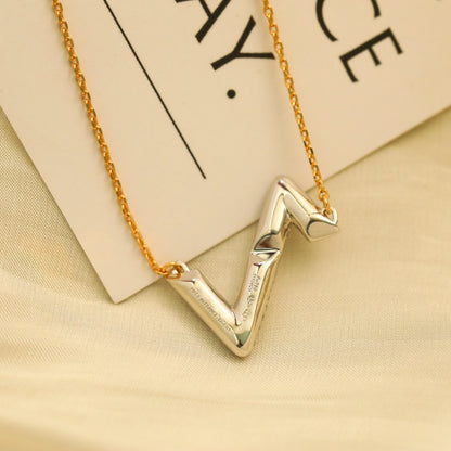 Lume Jewelry ボルト シルバーダイヤモンドペンダントネックレス