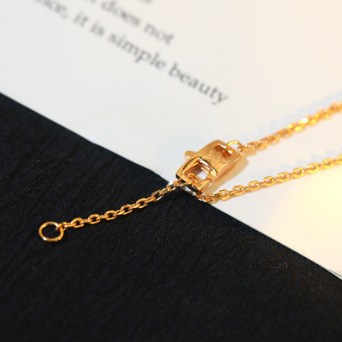 Lume Jewelry「星と太陽」ダイヤモンド ピンクゴールド ネックレス
