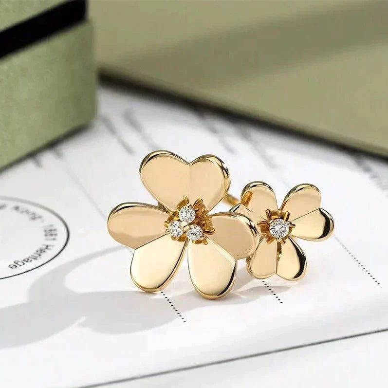 Lume Jewelry クローバー コスモス ゴールド ダイヤモンド リング