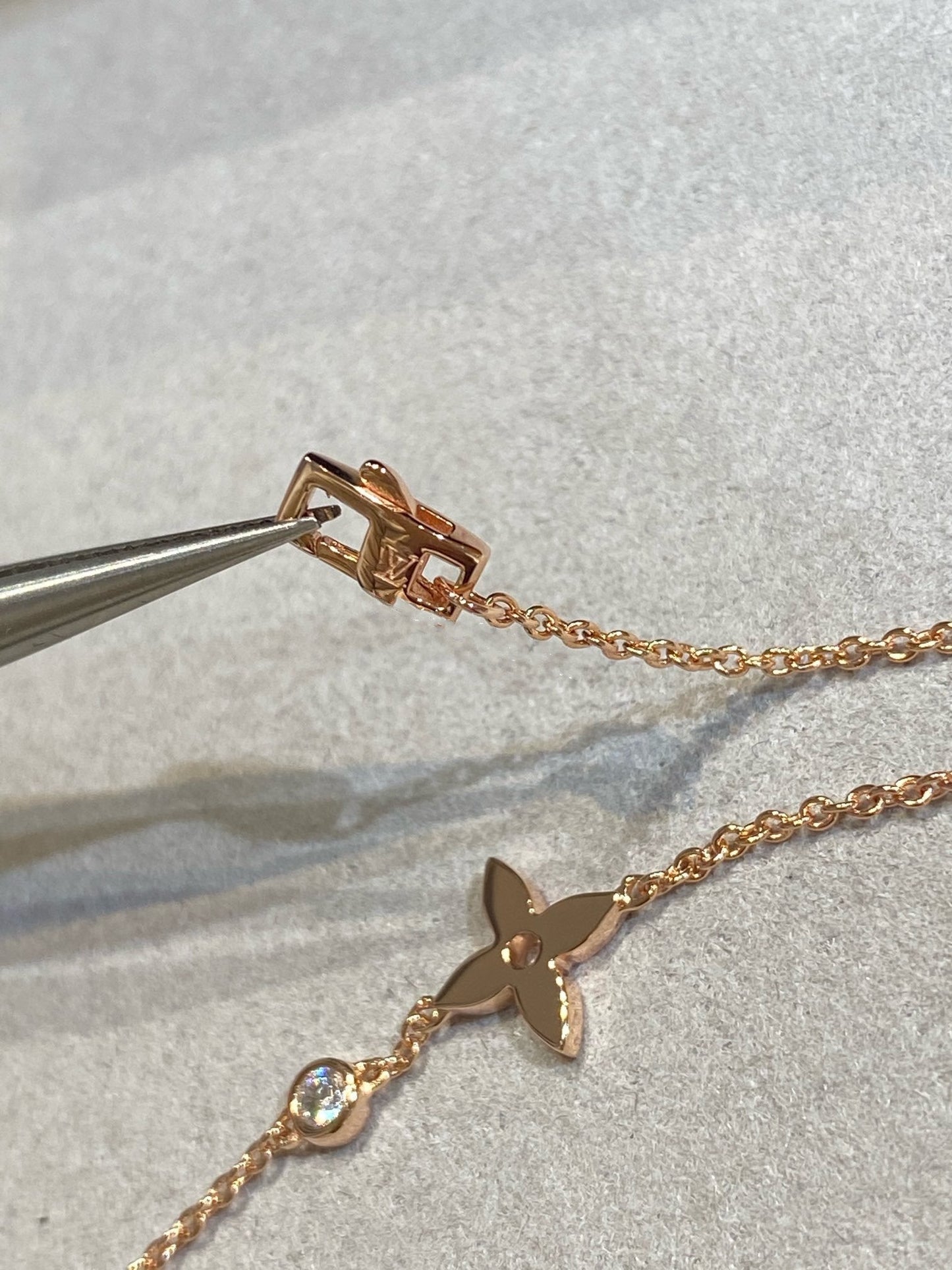 ルミエールジュエリー®　STAR DIAMOND ピンクゴールドブレスレット