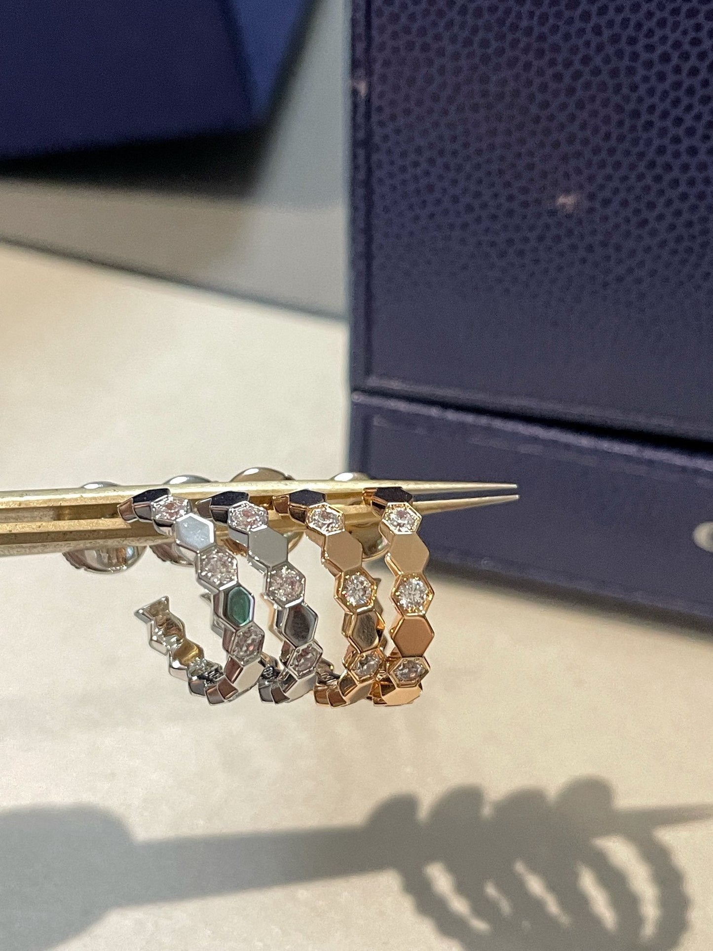 『Lume Jewelry』BEE LOVE ピアス GOLD DIAMOND
