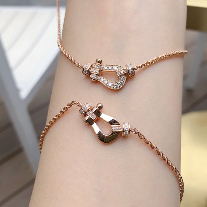 「Lume Jewelry」フォース10ピンクゴールドダイヤモンドネックレス