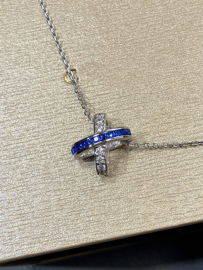 「ルームジュエリー」リアンダイヤモンドシルバーネックレス