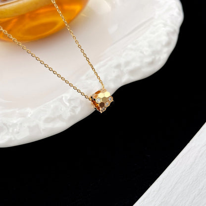 ルミージュエリー BEE MINI ペンダント ダイヤモンドネックレス