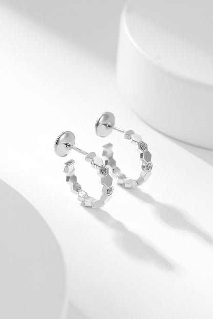 Lume Jewelry 『BEE LOVE ダイヤモンドフープピアス』