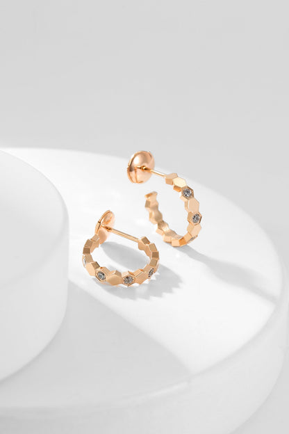 Lume Jewelry 『BEE LOVE ダイヤモンドフープピアス』