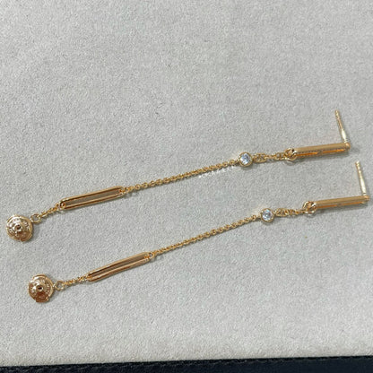 Lume Jewelry 「CHAINE CHAOS DIAMOND DROP EARRINGS」
