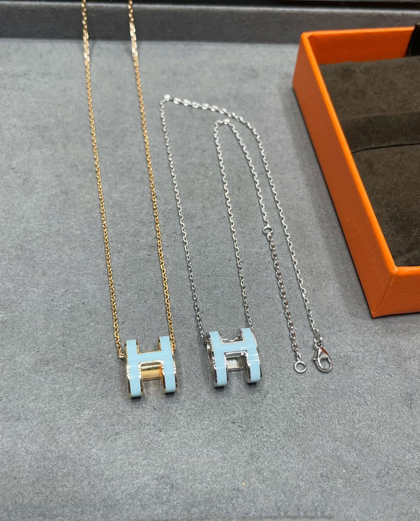 Lume Jewelry POP H スカイブルー ネックレス